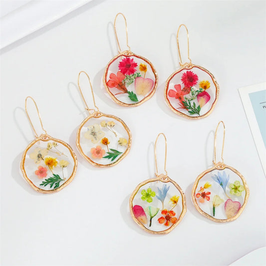 Garden Charm Wildflower Drop Earrings