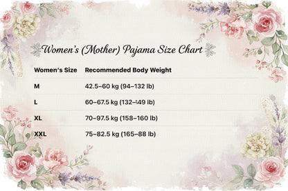 Mother & Daughter Matching Cotton Nightgown Set | Apple Blossom Pink Heirloom Sleepwear | Full Sleeve