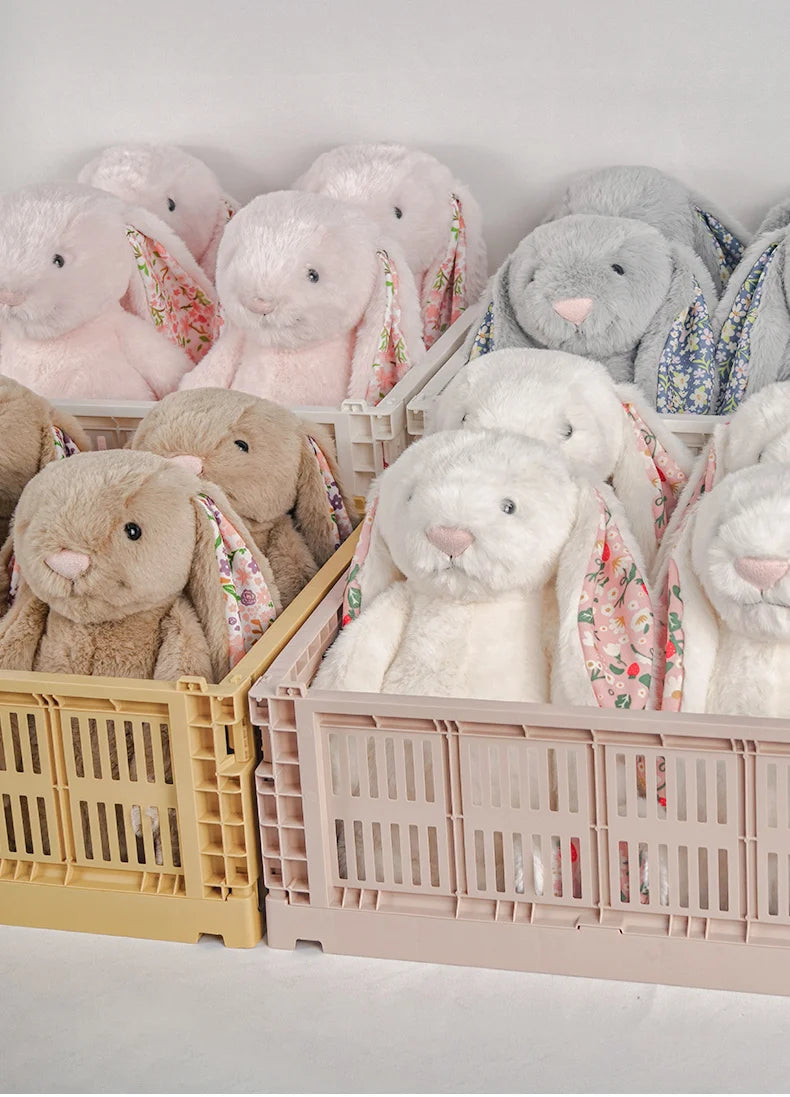 Bonnie Rabbit Plush, Soft Pastel Floral