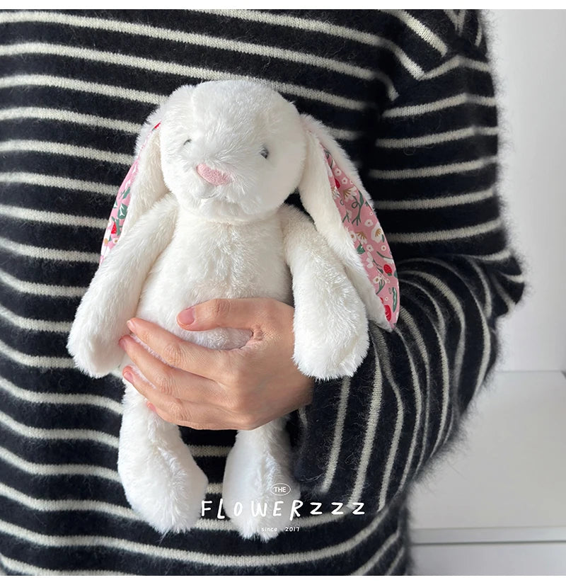 Bonnie Rabbit Plush, Soft Pastel Floral