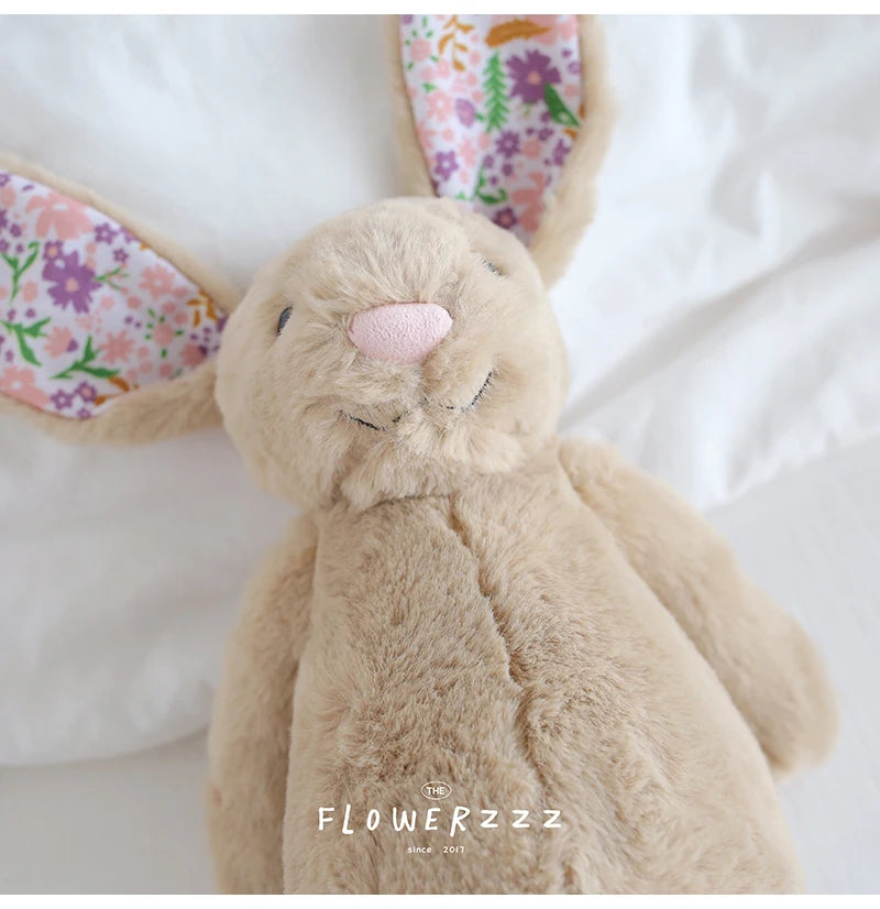 Bonnie Rabbit Plush, Soft Pastel Floral