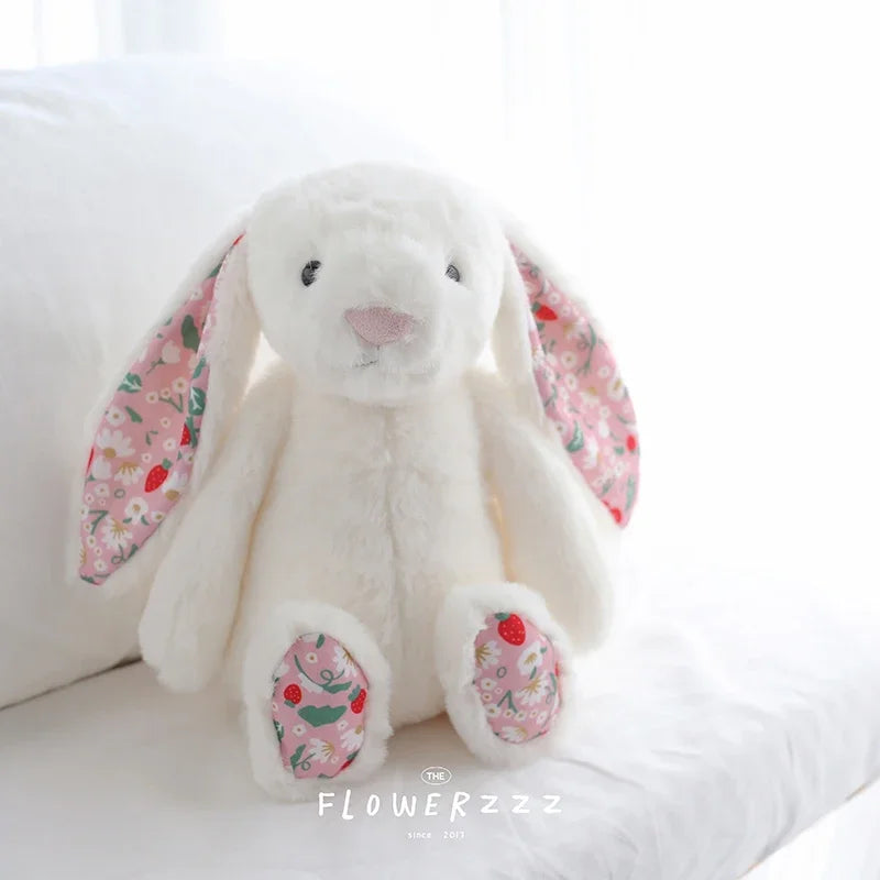 Bonnie Rabbit Plush, Soft Pastel Floral