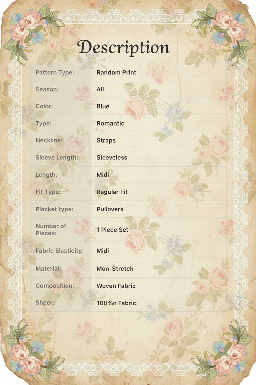 Cottage Blue Toile Divine Sleepwear, Limited Edition