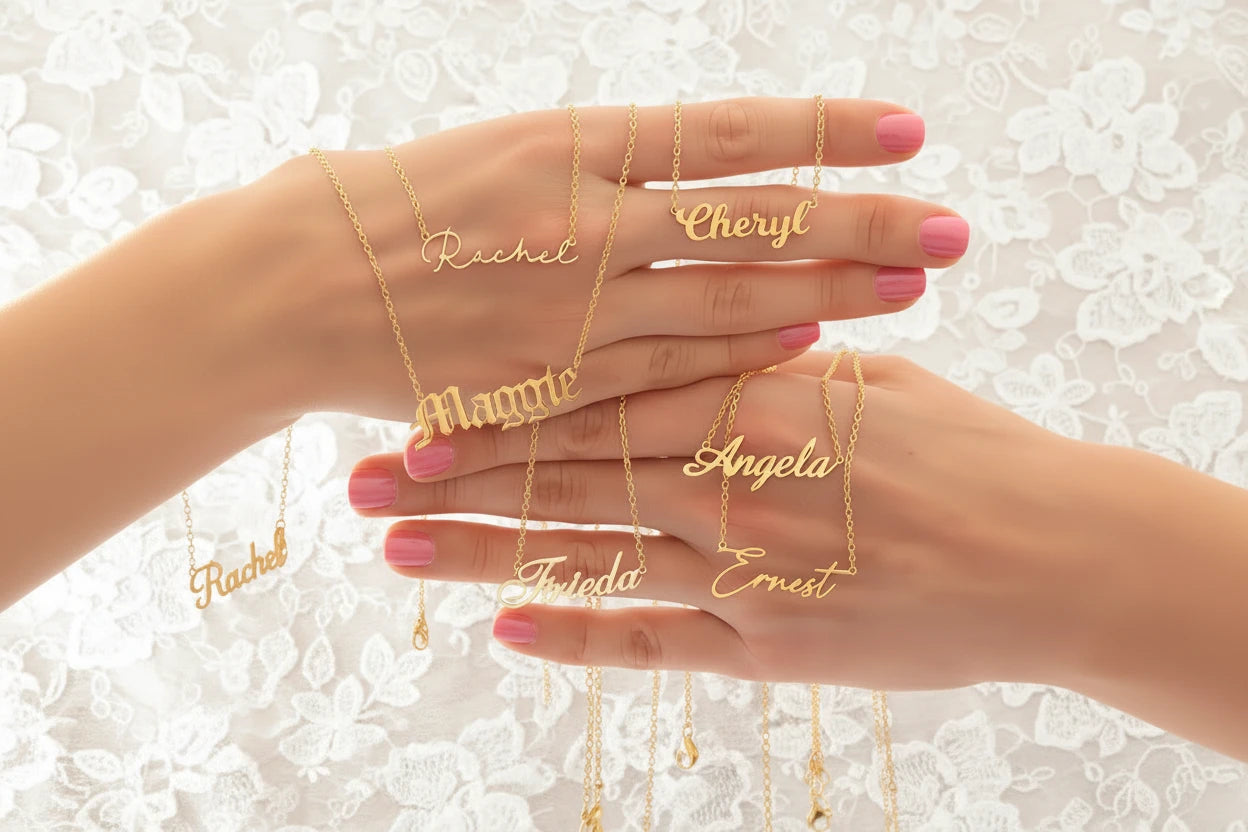 Elegant Custom Personalized Name Necklace, Mod Yours