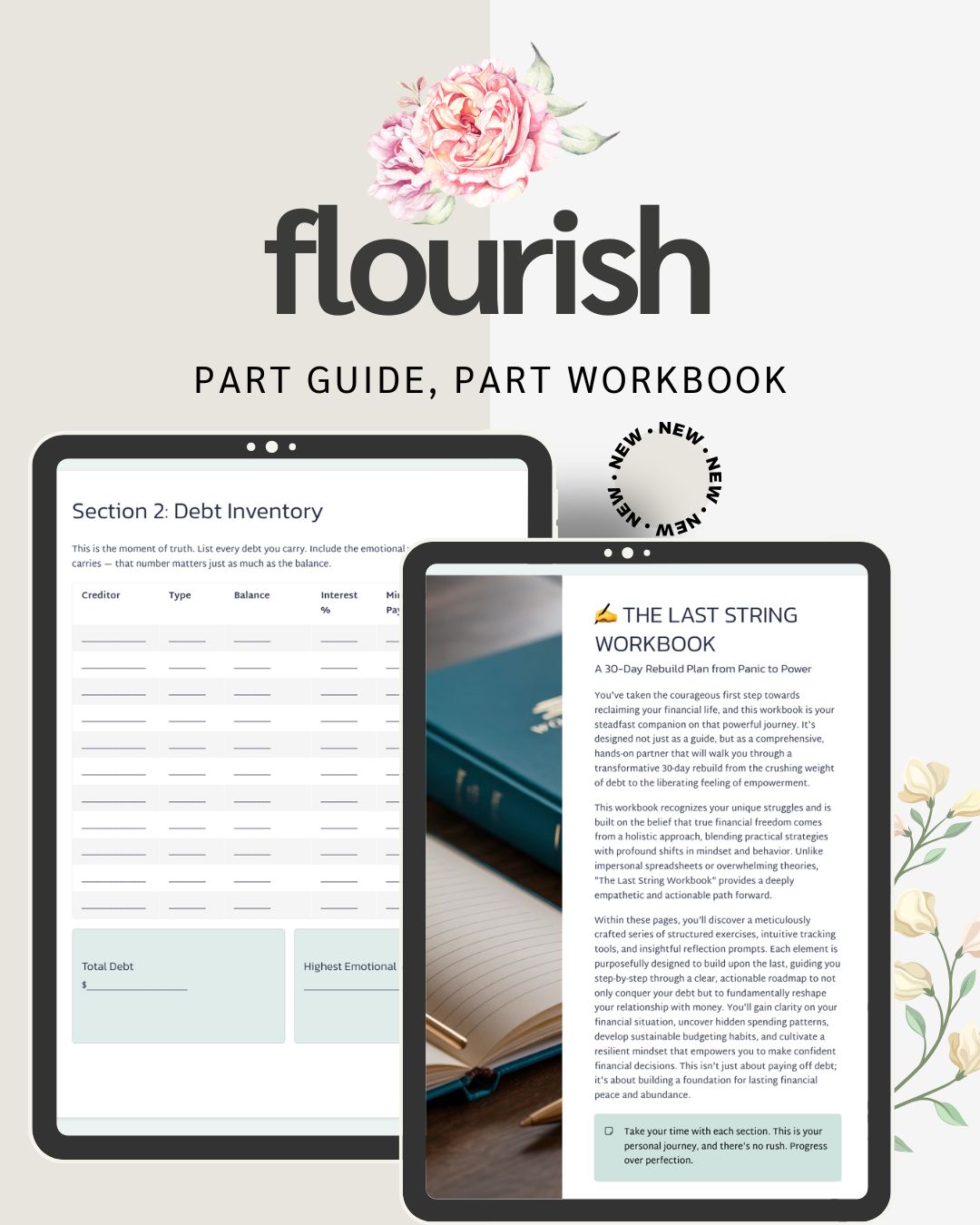 Flourish: A Beautiful Guide to a Canadian Woman's Debt-Free Journey