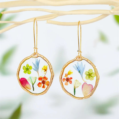 Garden Charm Wildflower Drop Earrings