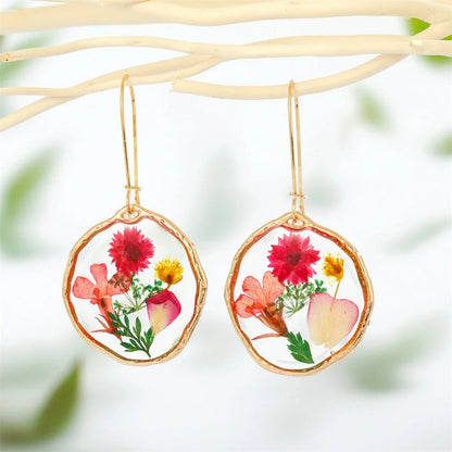 Garden Charm Wildflower Drop Earrings