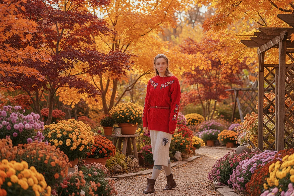 Vintage Embroidered Diana Sweater