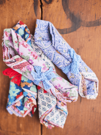 Hankies Set Of 4 Assorted