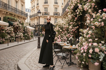 Mod Dress Full Length with Turtleneck