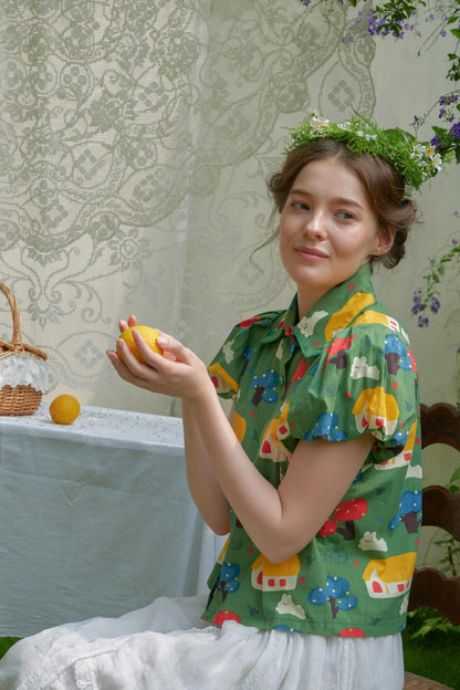 Cottage Puff Sleeve Shirt