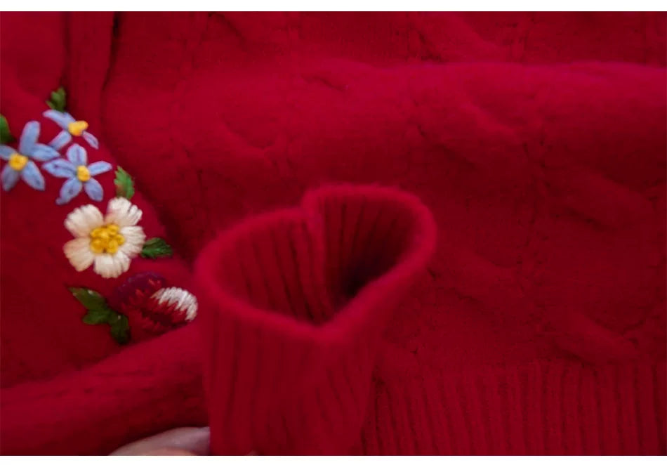 Vintage Embroidered Diana Sweater