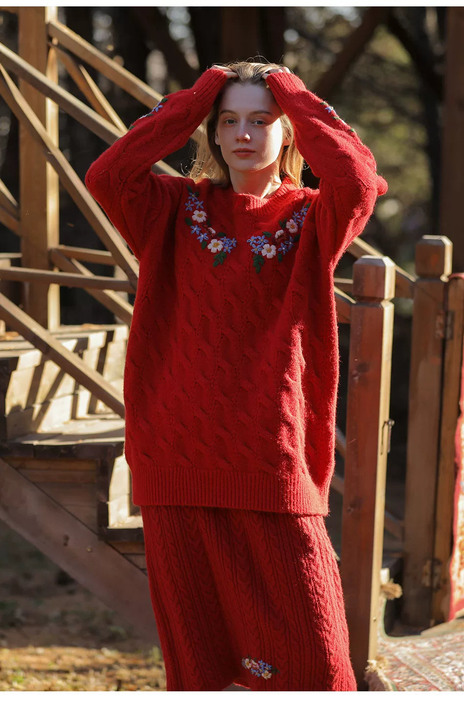 Vintage Embroidered Diana Sweater