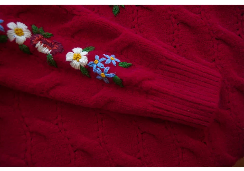 Vintage Embroidered Diana Sweater
