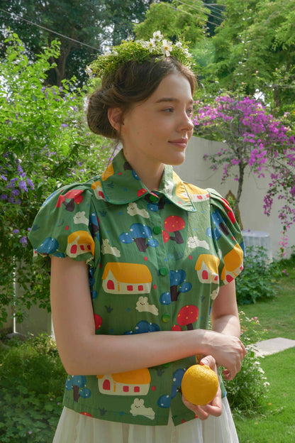 Cottage Puff Sleeve Shirt