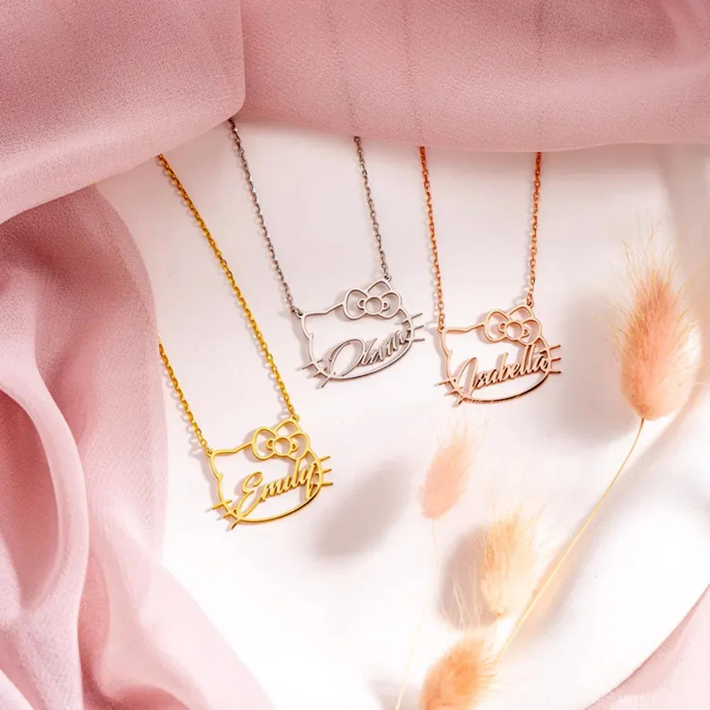 Personalized Name Necklace Custom Pet Pendant