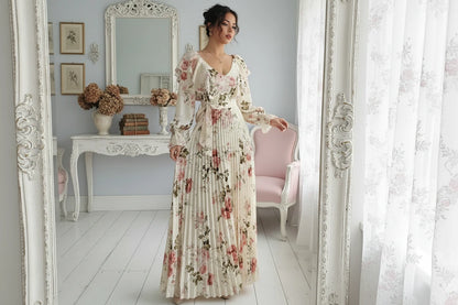 French Rose Maxi Dress