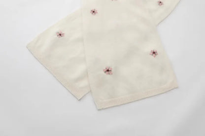 Annette Cashmere Sweater & Scarf Set, Purple