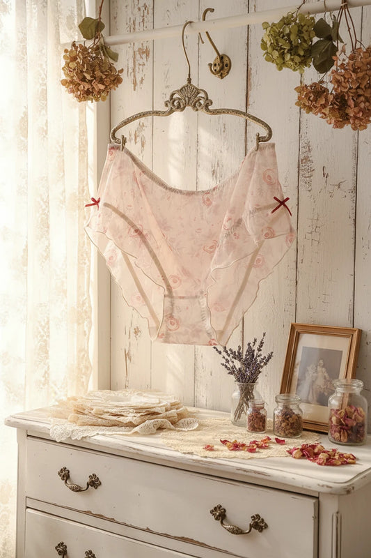 Floral Chic Mid-Rise Scanties, Curvy Plus