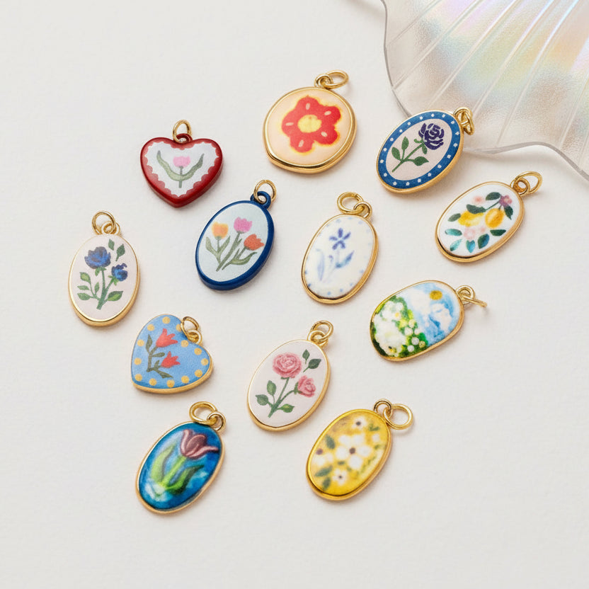Folk Art Charms