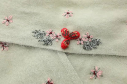 Annette Cashmere Sweater & Scarf Set, Purple