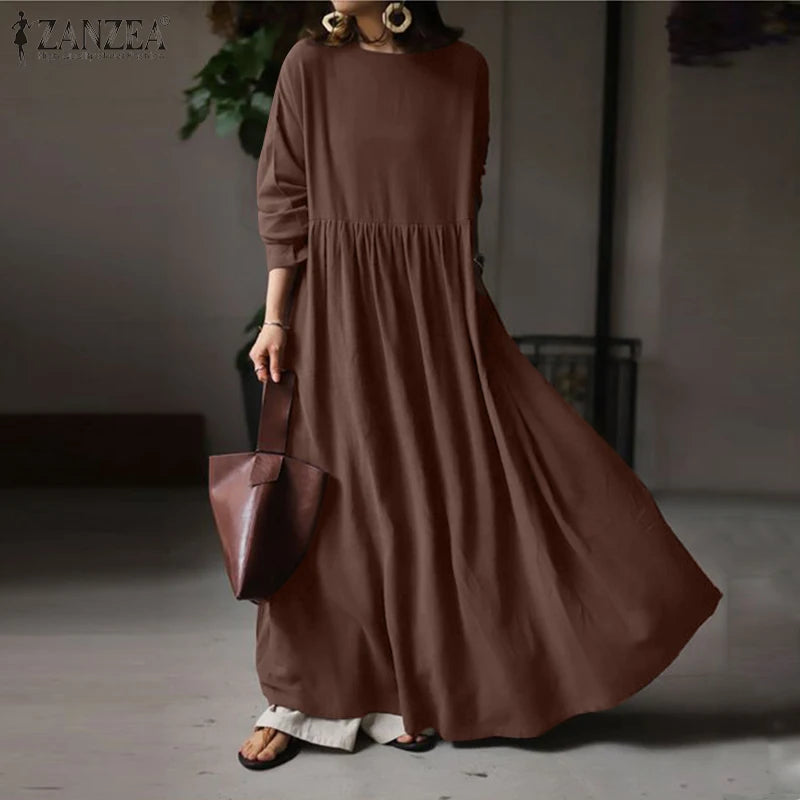 The Charlotte Dress, Jersey Cotton Pocket Maxi