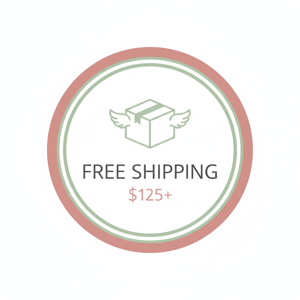 Free Shipping Over $125 Badge