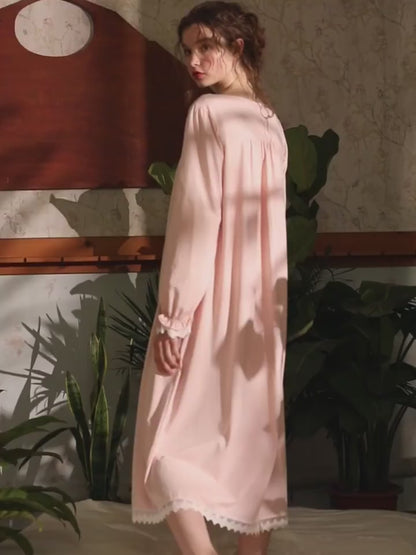 Tudor Sleepwear, Heirloom White or Pink